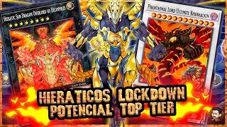 DECK HIERÁTICO POTENCIAL META FAZ DE TUDO ATÉ LOCKDOWN YUGIOH DUEL LINKS 082 [upl. by Meri]