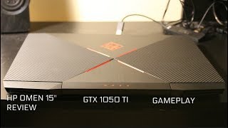 HP OMEN 15quot GAMING LAPTOP REVIEW GTX 1050 TI MID 2017 MODEL [upl. by Merari649]