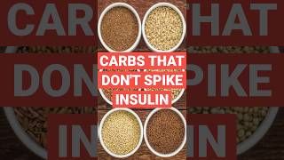 Carbs That Dont Spike Insulin shorts short shortvideo [upl. by Aelahs]