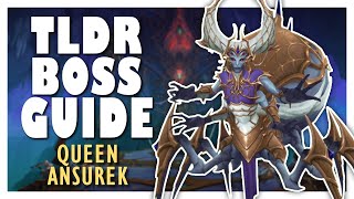 TLDR QUEEN ANSUREK Normal  Heroic Boss Guide  Nerubar Palace WoW 110 Raid Guide [upl. by Ebberta]