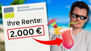 So viel musst du für 2000 Euro Rente verdienen echt heftig [upl. by Gipps446]