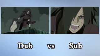 Madara gets excited to meet Hashirama Dub vs Sub [upl. by Maxwell751]