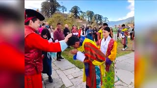 Rinpoche from Mongolia 🇲🇳 visited Bhutan  Bhutan Mongolia 🇲🇳 relation [upl. by Airrej588]