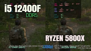 i5 12400 ddr5 vs Ryzen 7 5800x [upl. by Ethyl]