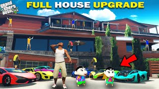 GTA 5  Franklin Shinchan amp Pinchan Full Ultra Premium Luxury House Upgrade GTA 5 [upl. by Kaela]