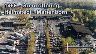 Grenzöffnung Helmstedt  Marienborn 1989 [upl. by Linea]