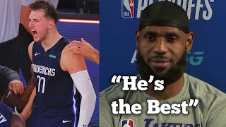 NBA Players REACT to Luka Doncic Buzzer Beater vs Clippers [upl. by Atir]