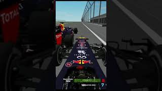 Verstappen And Hamilton Crash Silverstone 2021 recreation roblox formula1crash [upl. by Neely]