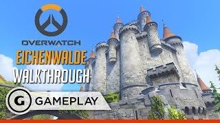 Overwatch  Eichenwalde Map Walkthrough [upl. by Averil779]