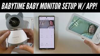 BabyTime Baby Monitor Unboxing Setup amp Review [upl. by Leslee]