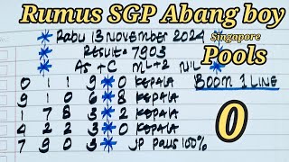 PREDIKSI SGP POOLS 13NOVEMBER2024BOCORAN ANGKA KEPALA EKOR TOGEL SINGAPOREANGKA TOGEL SGP HARI INI [upl. by Ribaudo208]