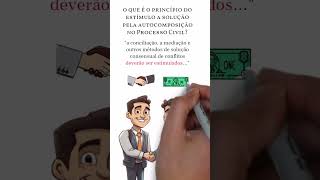 O que é o Princípio do Estímulo da Solução Pela Autocomposição direitodesenhado processocivil [upl. by Letha]