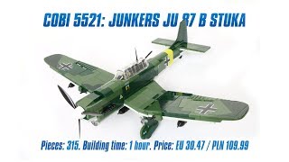 COBI 5521 Junkers Ju 87 B Stuka review amp speed build [upl. by Calie]