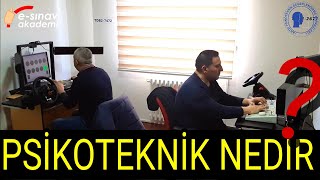 PSİKOTEKNİK BELGESİ NEDİR NASIL ALINIR wwwesinavakademicom [upl. by Ihcego]