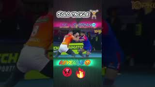 INDIAN Kabaddi shorts ❌ solo tackle 🏋️💪 kabaddilivetv shorts publicereaction india [upl. by Sivolc]