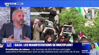 quotLe geste de mon collègue Delogu est un geste de paixquot  Alexis Corbière sur BFMTV [upl. by Sung509]