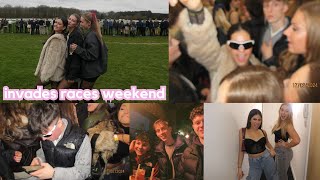 DAY AT THE RACES manchester weekend vlog brunch clubbing vintage shopping 🐎🪩🍒🍾💌 [upl. by Riella]