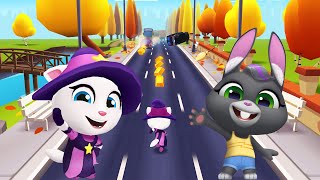 Witch Angela Vs Becca  Talking Tom Gold Run [upl. by Norreg364]