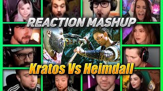 Kratos Vs Heimdall God Of War Ragnarok Reaction Mashup [upl. by Olenta]