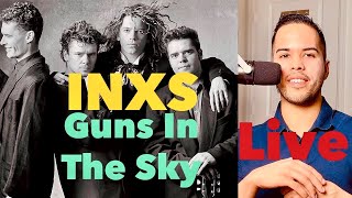 Is INXSs Guns in the Sky the Most Underrated Song of the 80s WEMBLEY STADIUM EDITION [upl. by Nauhs]