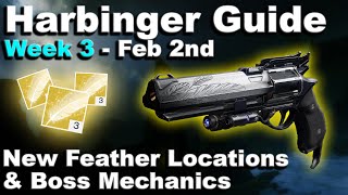 Harbinger Guide  Week 3  Feb 2nd  Paracausal Feather Locations Boss Mechanics  Destiny 2 [upl. by Cai]