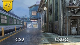 CS2 Train Remake  Old vs New [upl. by Ayanal]