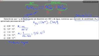 Produto de Solubilidade  Kps [upl. by James]