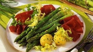 Grüner spargel rezept  Wie koche ich grüner spargel richtig [upl. by Emmanuel]