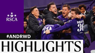 HIGHLIGHTS RSC Anderlecht  RWDM  20232024 [upl. by Nwad]