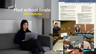 Med School Study VLOG 👩🏻‍💻 finals week part 1 [upl. by Vick]