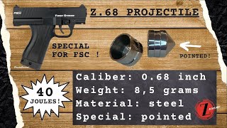 🚀40 Joules Z68v1 projectiles for TCP FSC T91 T81 HDR68 TR68 etc English translation 2021 TS68😎 [upl. by Reiniar308]