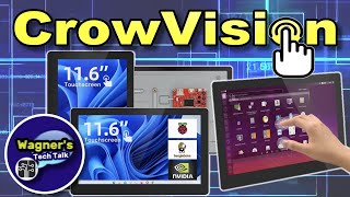 CrowVision 116quot Raspberry Pi Touch Screen and most other SBCs [upl. by Enelyar]