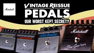 Vintage Reissue Pedals  Official Demo  Marshall [upl. by Aissirac]