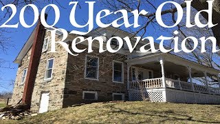 Farmhouse Reno  Supporting a 211 Year Old House  Basement  Episode 11 [upl. by Johanna]