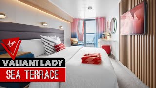 Virgin Voyages Valiant Lady  Sea Terrace  Full Walkthrough Room Tour amp Review 4K [upl. by Ela]