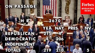 BREAKING NEWS House Votes To Pass National Defense Authorization Act Despite Democratic Objections [upl. by Nueormahc]