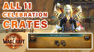 How to Find ALL 11 Crates for quotNo Crate Left Behindquot Achievement ► WOW The War Within [upl. by Mis366]