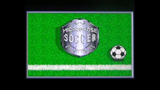 Microprose Soccer On Amiga [upl. by Philipa133]