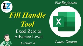 9 Fill Handle Tool  MS Excel  Zero to Advance excel teacher microsoft education computer [upl. by Hutson]