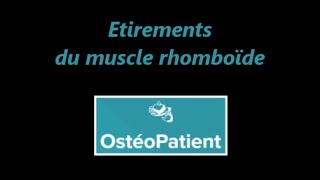 Etirements du muscle rhomboïde [upl. by Akiner]