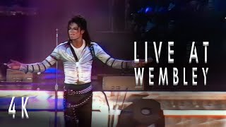 Michael Jackson Human Nature Live at Wembley 1988  4K REMASTERED [upl. by Hareehahs567]