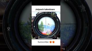 JetPack Takedown 😮 viral gaming shorts bgmi [upl. by Ahselak]