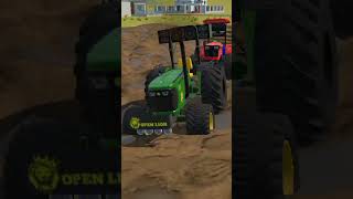 jhondeer tractor 🚜stunt trector tochanking nishudaswal jhondeer gaming short viralvideos [upl. by Piderit]