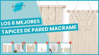 Los 6 mejores tapices de pared macrame [upl. by Tellford]