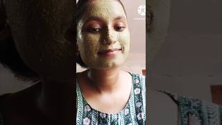 Multani mitti and Neem🌿 face pack for removed pimplesacne and dark spots👍getglowingskinsnehuvlogs [upl. by Gans]