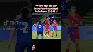 Rekha ko flying kick shortsvideo nepaliwomenfootball rekhapaudel football [upl. by Lenehc]