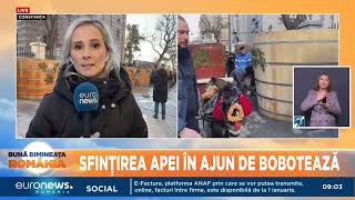 Pregătiri pentru Bobotează ÎPS Teodosie oficiază slujba de sfințire a apei [upl. by Eleonore]