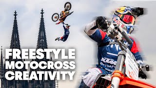 Spectacular World First Freestyle Motocross Tricks With Luc Ackermann [upl. by Mariska]