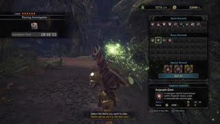 Monster Hunter World How to obtain Anjanath Gem [upl. by Harod]