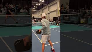 Josh Richards hits a net cord against Collin Johns 🤣 [upl. by Born]